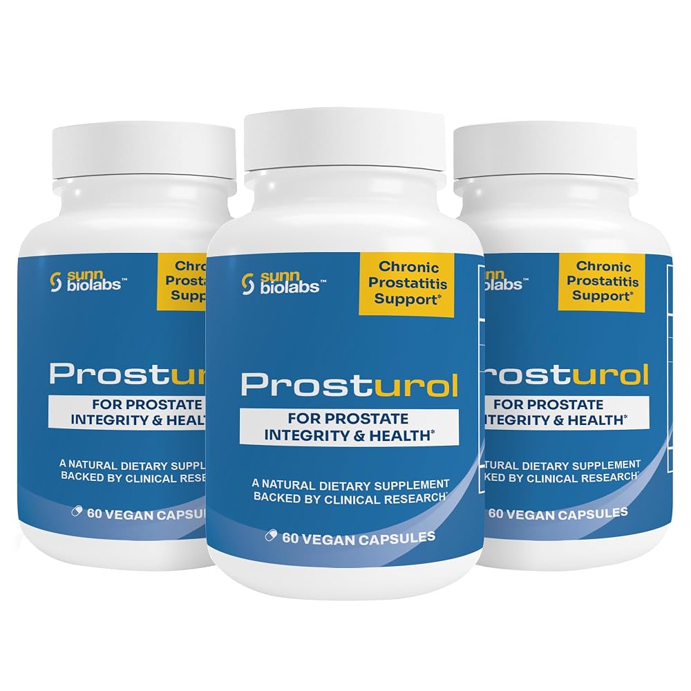 SUNN BIOLABS Prosturol Prostate Supplement with Saw Palmetto - 180 Capsules