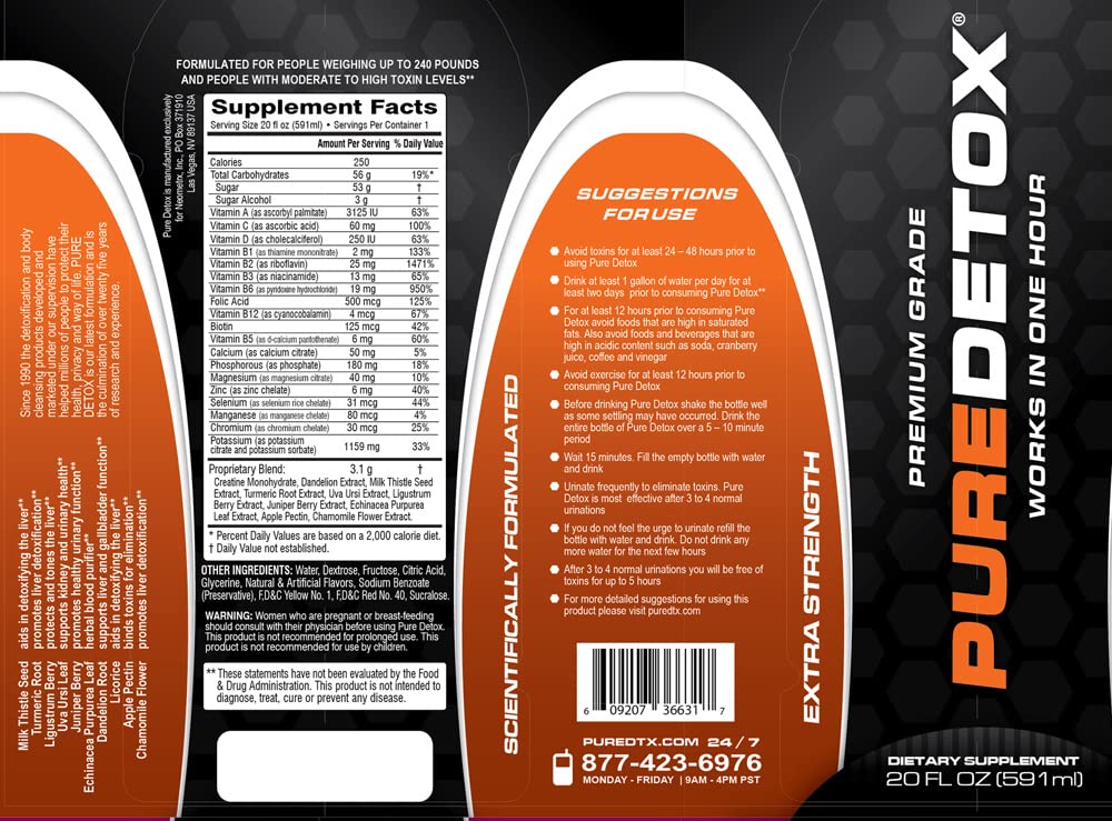 Detox Pure Neometrx Same-Day Extra Strength Detox Drink - 20 Fl Oz - image 2