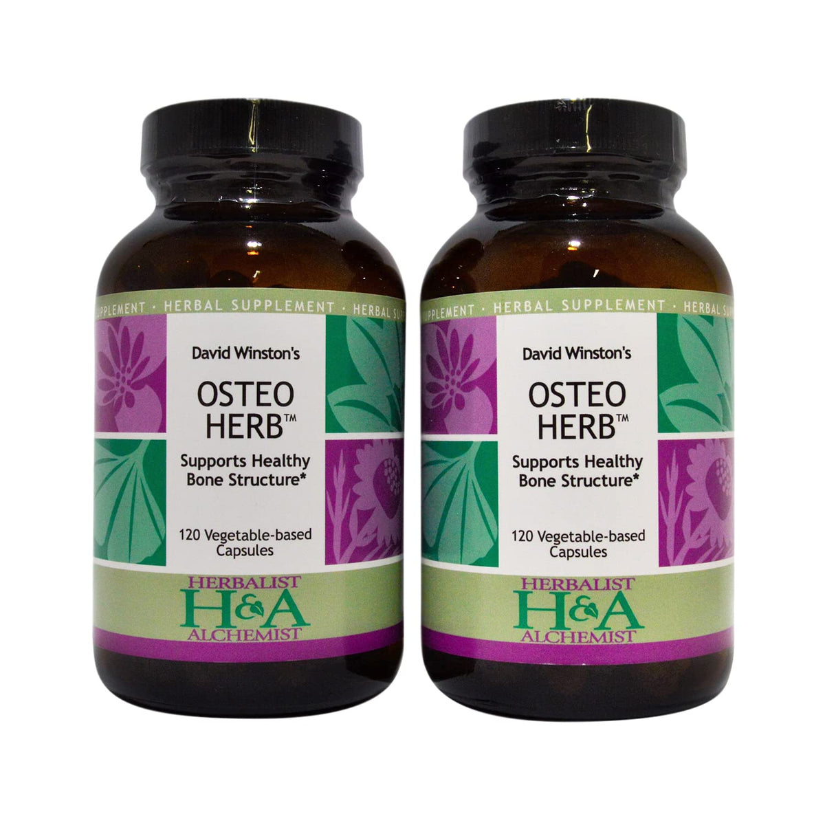 Herbalist & Alchemist David Winston's Osteo Herb Capsules - 240 Count