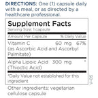 Metabolic Maintenance Alpha Lipoic Acid 300mg - 90 Capsules - image 5
