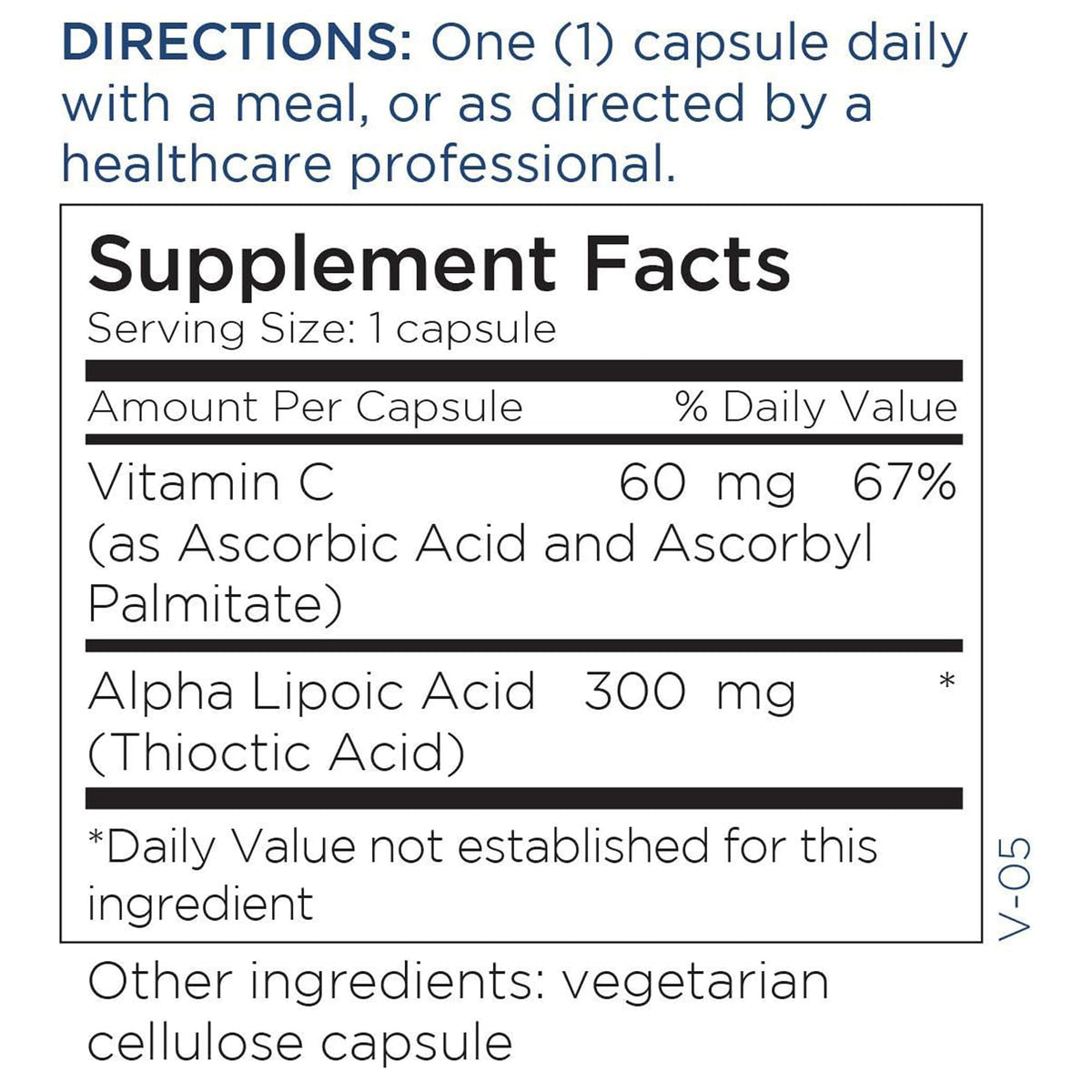 Metabolic Maintenance Alpha Lipoic Acid 300mg - 90 Capsules - image 5