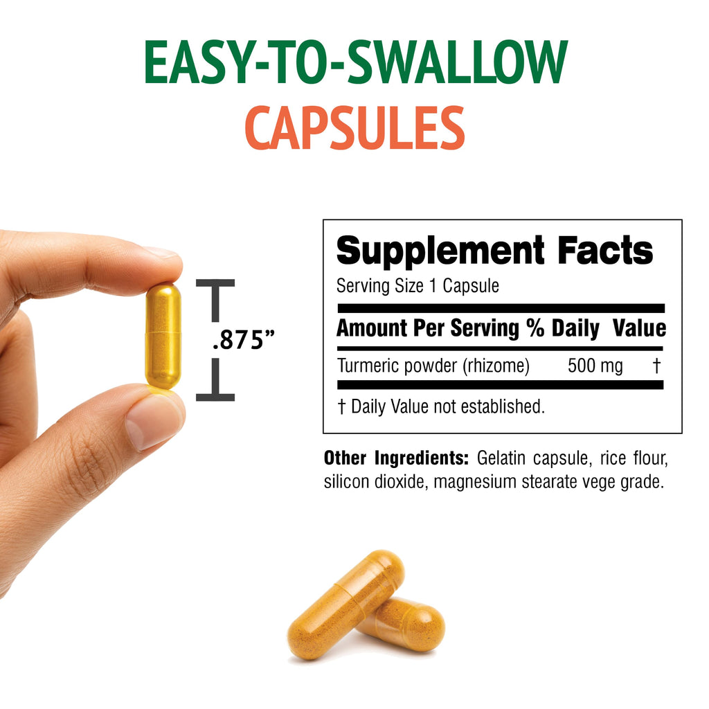 Botanic Choice Turmeric 500mg Joint & Antioxidant Support - 180 Capsules - image 2