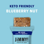 JIMMYBAR JiMMY! Keto Protein Bar Blueberry Nut - 12 Count - image 5