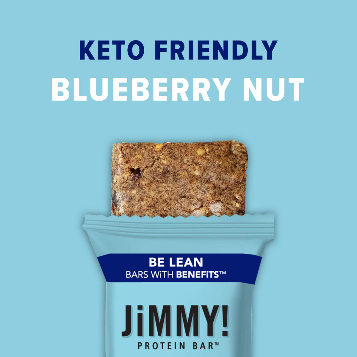 JIMMYBAR JiMMY! Keto Protein Bar Blueberry Nut - 12 Count - image 5