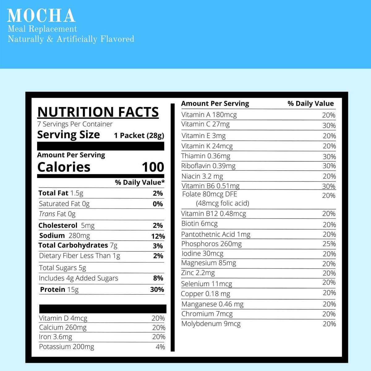 Diet Protein to Go Mocha Meal Replacement Powder - 1 Serving - image 2