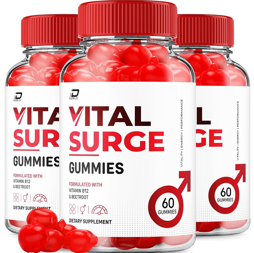 Indelo Vital Surge ACV Gummies Apple Cider Vinegar 1000mg - 180 Gummies