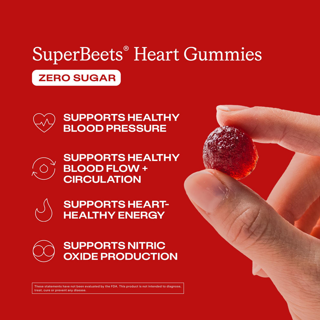 HumanN SuperBeets Heart Gummies Zero Sugar - 60 Count - image 2