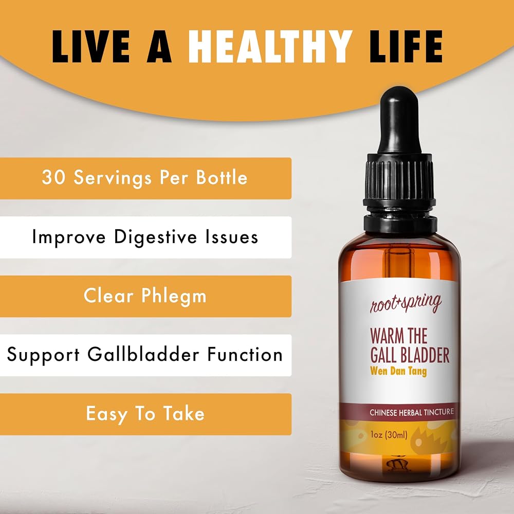 root + spring Warm The Gallbladder - Wen Dan Tang - Herbal Tincture
