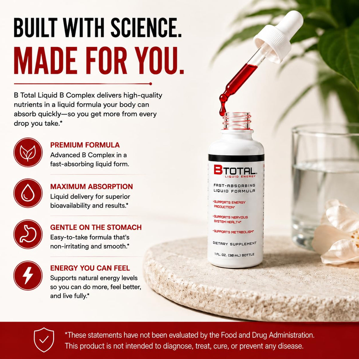 B Total Sublingual Vitamin B Complex Liquid Drops Berry - 2 fl oz - image 4