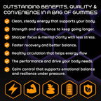 Moogǔ Organics Shilajit 6000mg Gummies Peak Male Performance - 90 Count - image 4