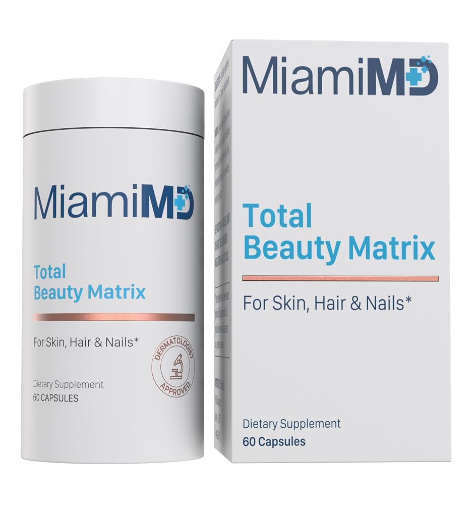 MiamiMD Total Beauty Matrix Collagen Capsules for Women - 60 Capsules