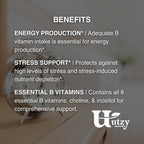 Utzy Naturals Vitamin B Complex All 8 B Vitamins - 60 Capsules - image 5