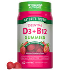 Nature's Truth Vitamin D3 and B12 Gummies for Adults - 60 Count