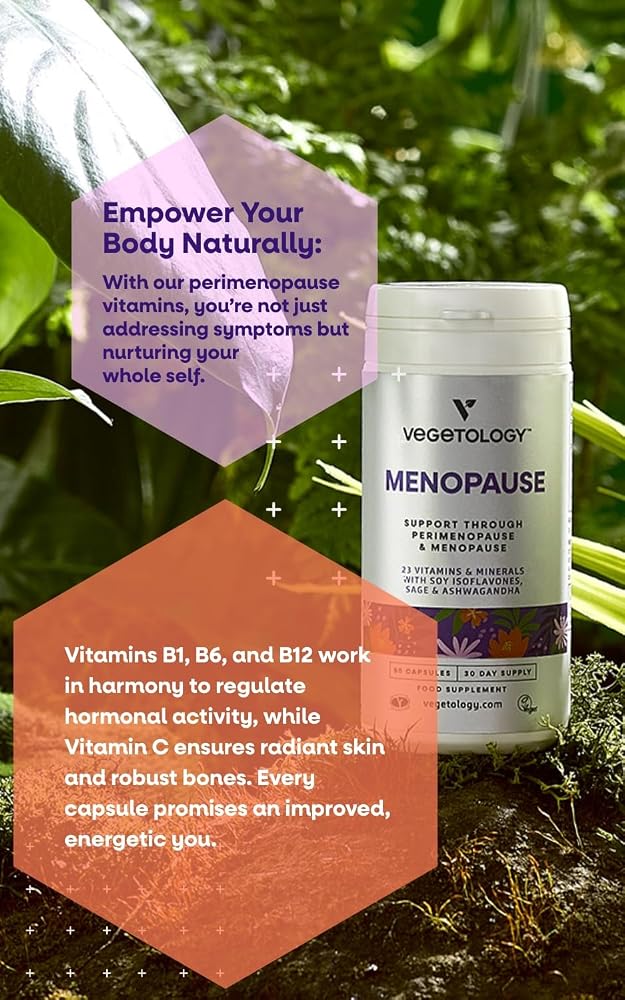 VEGETOLOGY Vegan Menopause Supplements - 60 Capsules - image 6