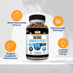Kaya Naturals - Neuro Brain & Focus Supplement - Neurofactor & B