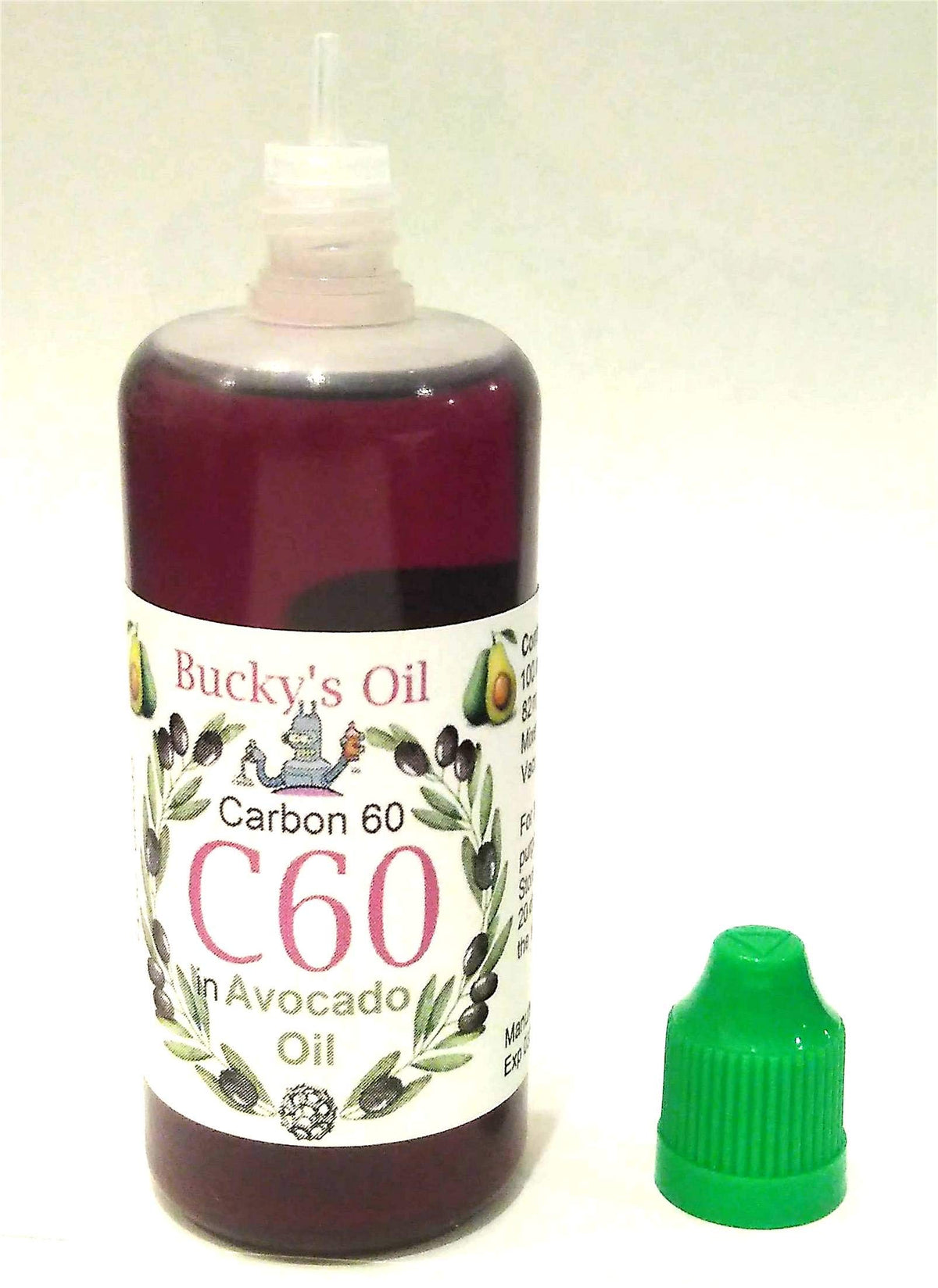 Bucky's Oil C60 Avocado Oil Antioxidant - 100ml - image 3