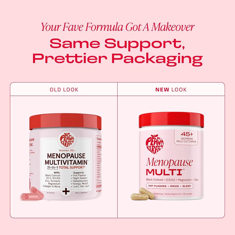 Peach Perfect Menopause Multivitamin for Women 45+ - 60 Capsules - image 3