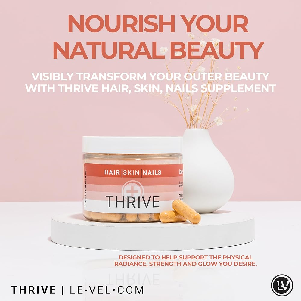 Le-Vel Thrive Premium Collagen with Biotin 3500mcg - 60 Capsules - image 3