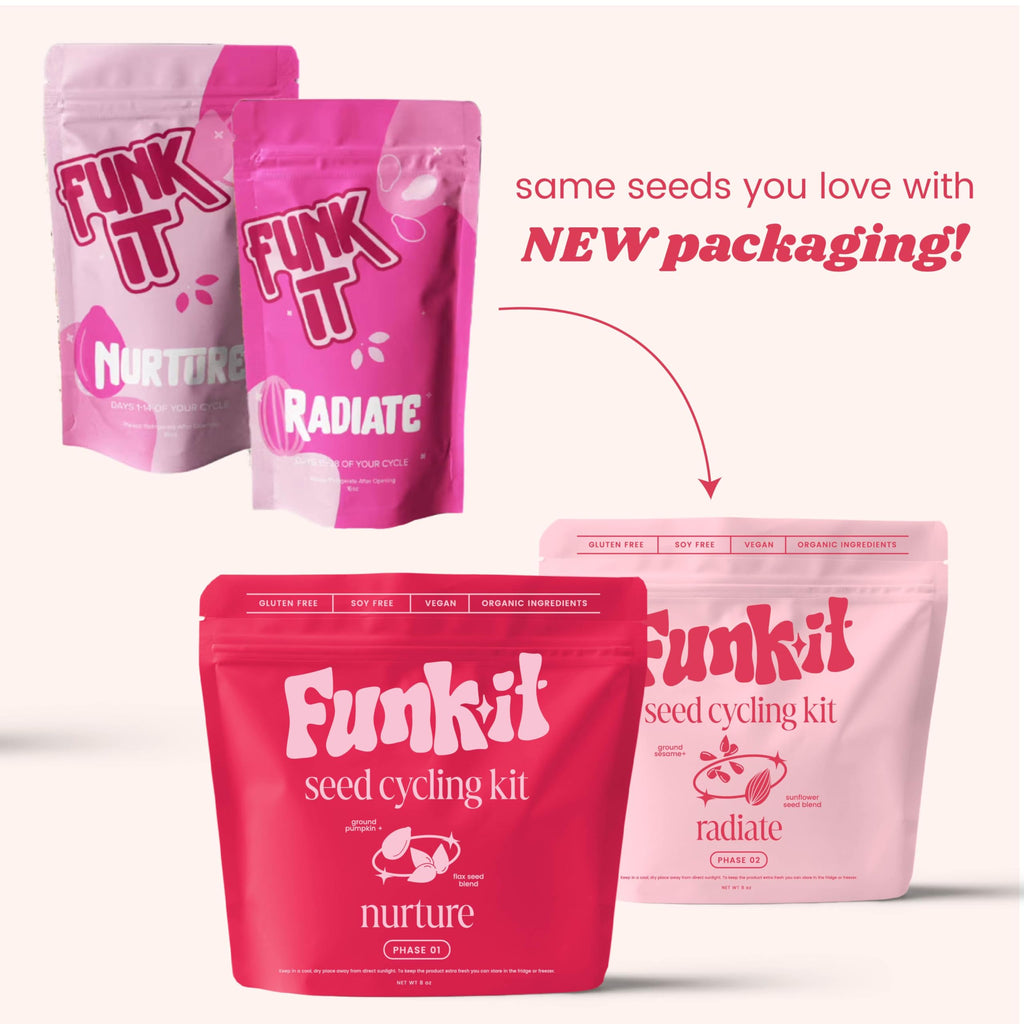 Funk It Wellness Seed Cycling Kit Organic - 2 Blends - image 2