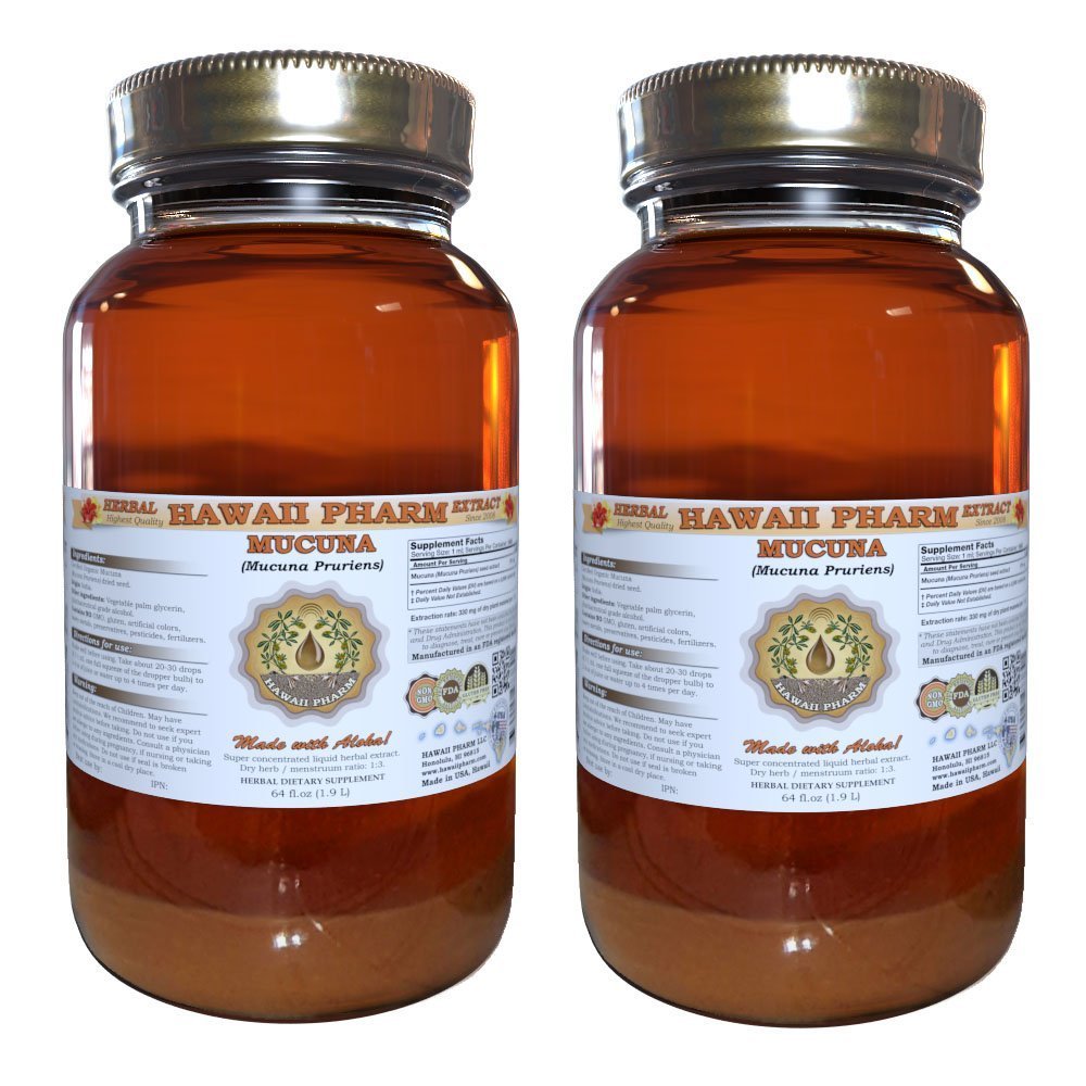 Hawaii Pharm Mucuna (Mucuna pruriens) Seed Liquid Extract