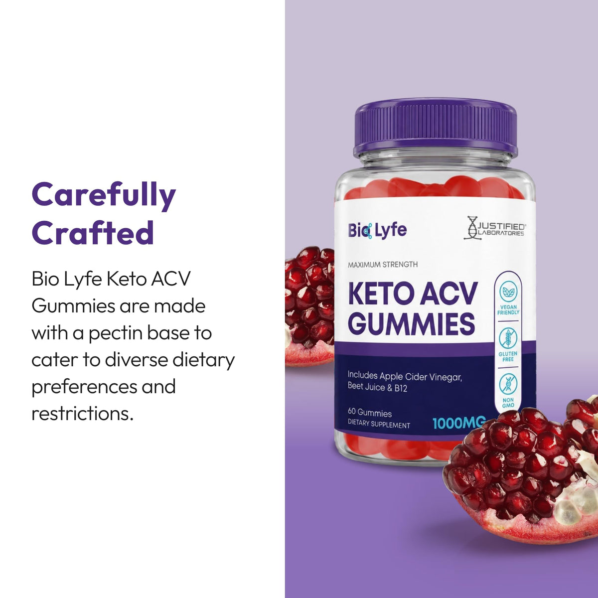 Justified Laboratories Bio Lyfe Keto Gummies 1000MG