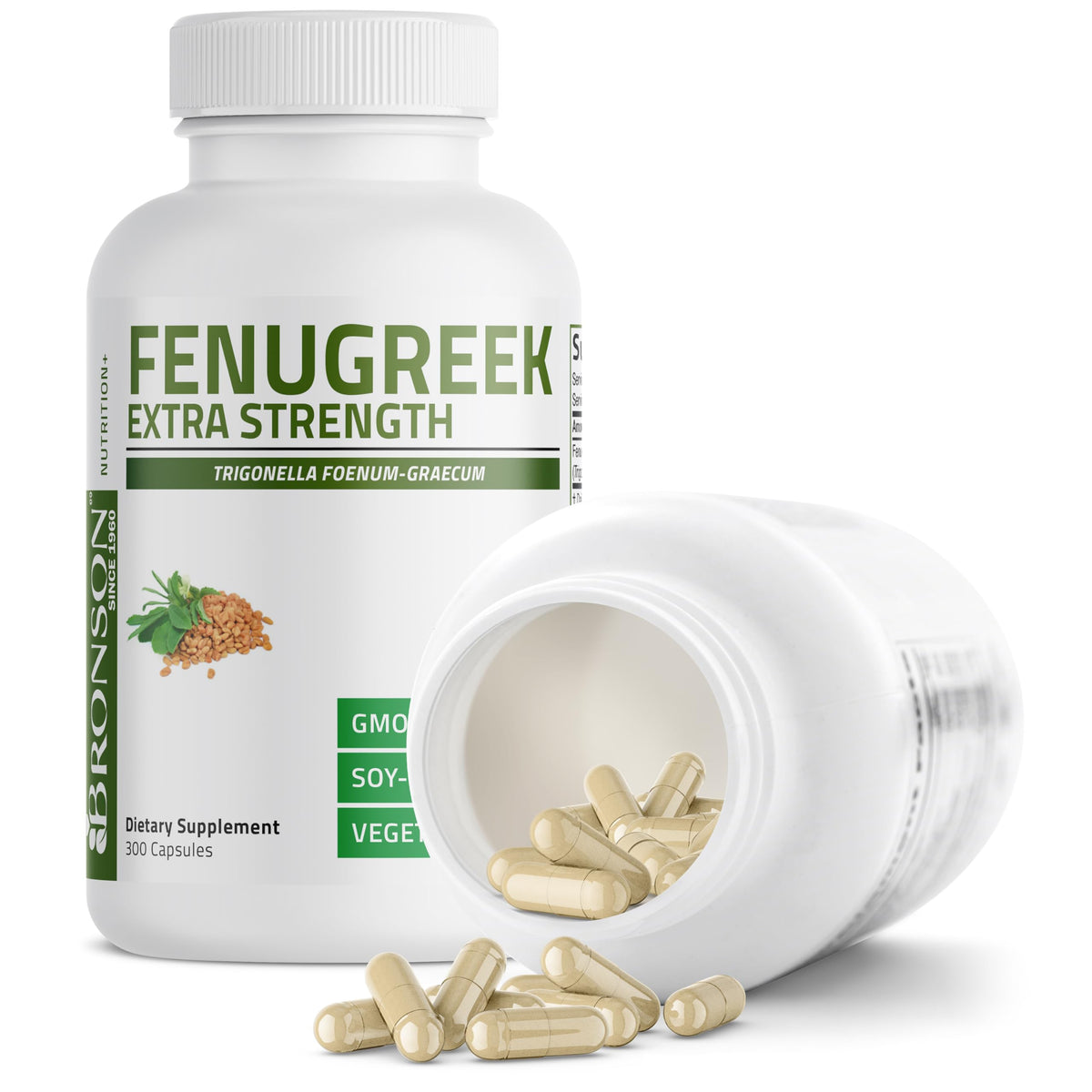 BRONSON Flavored Capsule adult Fenugreek Supports Healthy Immune