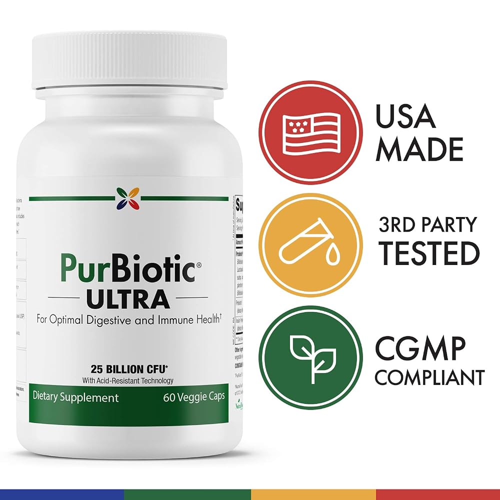 Stop Aging Now PurBiotic ULTRA 25 Billion CFU - 60 Vegetarian Capsules - image 4