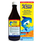 Ballena Azul Cod Liver Oil Liquid for Adults and Children - 15.3 Fl Oz