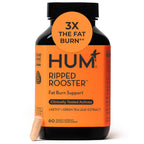 HUM Ripped Rooster Green Tea Extract Metabolism Support - 60 Capsules
