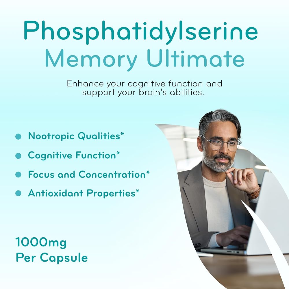 Clear Formulas Phosphatidylserine Brain Support - 200 Capsules - image 3