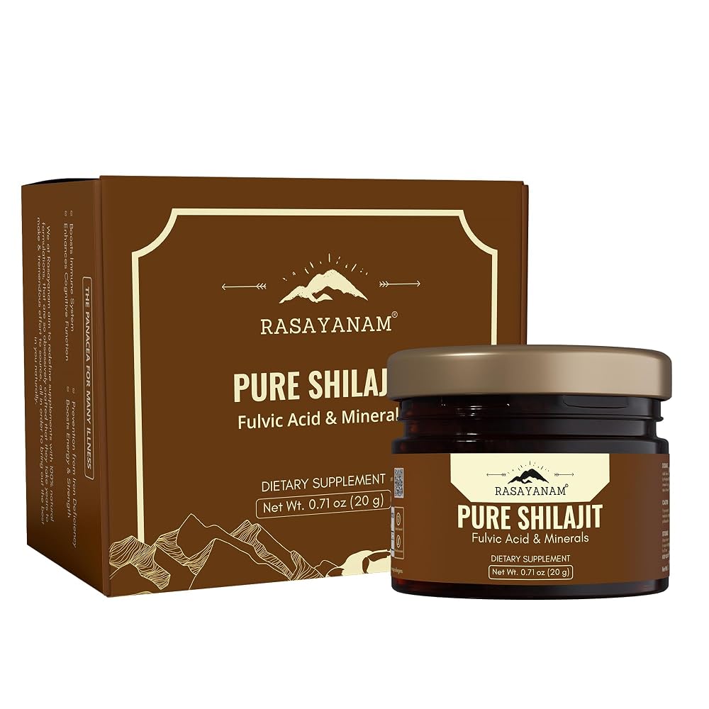 Rasayanam Pure Himalayan Shilajit Resin 20g - 0.7 Ounce