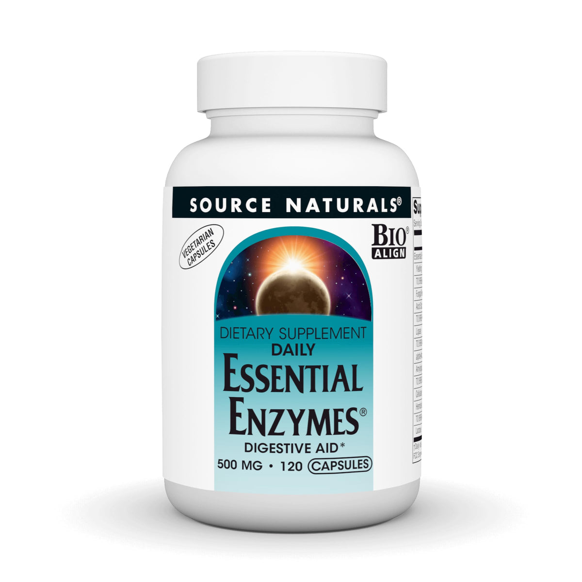 Source Naturals Essential Enzymes 500mg Bio-Aligned Multiple Enzyme