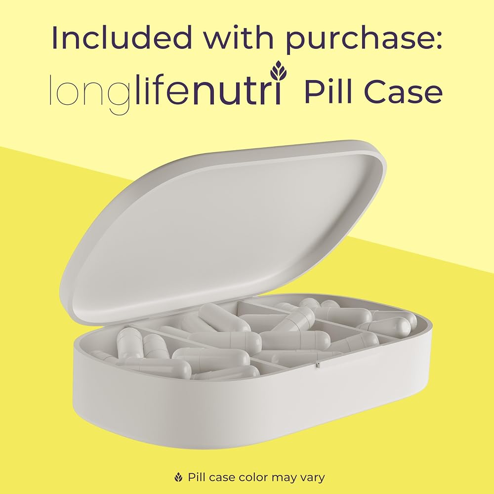 LongLifeNutri Luteolin 100mg Supplement - 180 Vegetarian Capsules - image 6