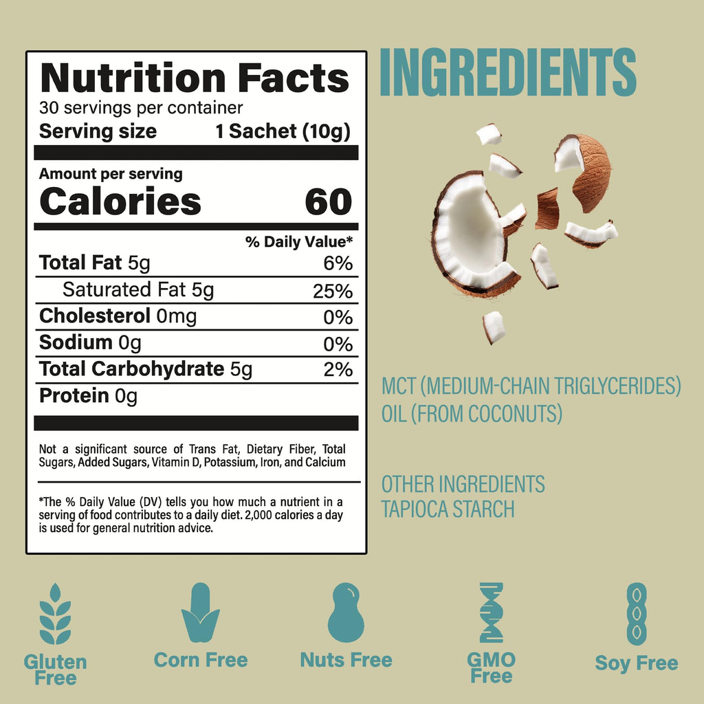 BUBS Naturals MCT Oil Powder