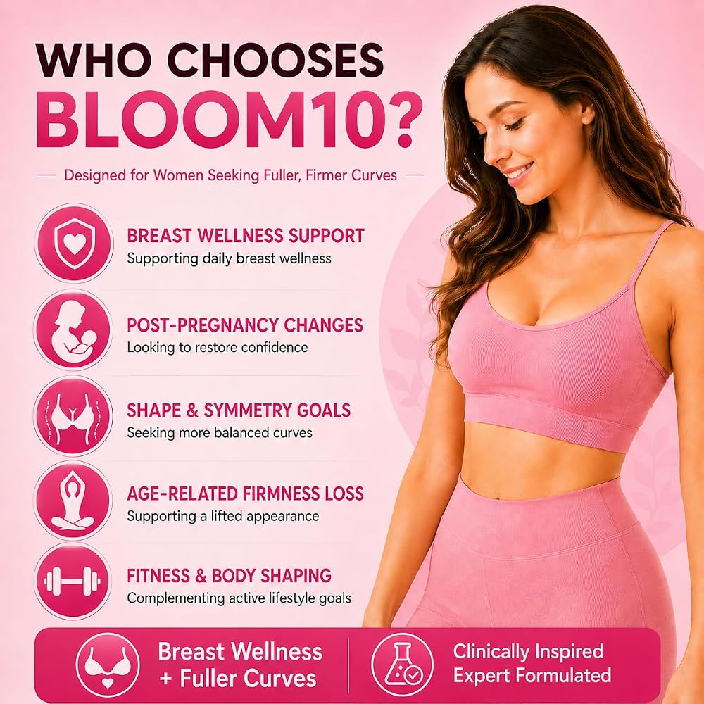 Biotics2 Bloom10 Breast Gummies for Women Bust Support & Health MAX