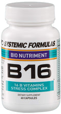 Systemic Formulas #115 16B Stress Complex B-Complex - 60 Capsules