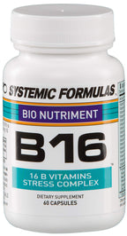 Systemic Formulas #115 16B Stress Complex B-Complex - 60 Capsules