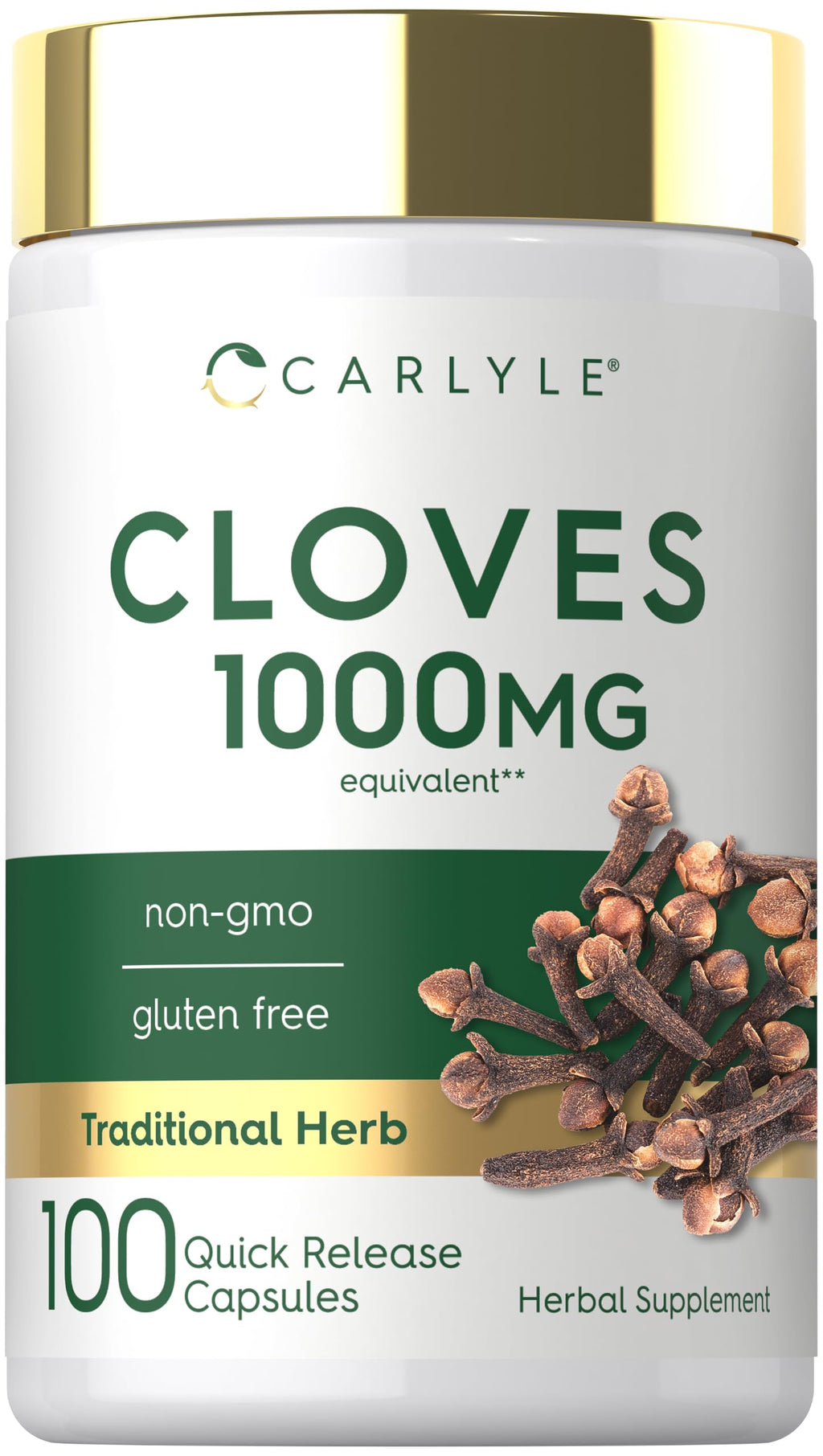 Carlyle Cloves Supplement Herbal Extract - 100 Capsules