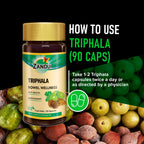 Zandu Triphala Capsules for Digestion & Gut Health - 90 Vegetarian Capsules - image 4