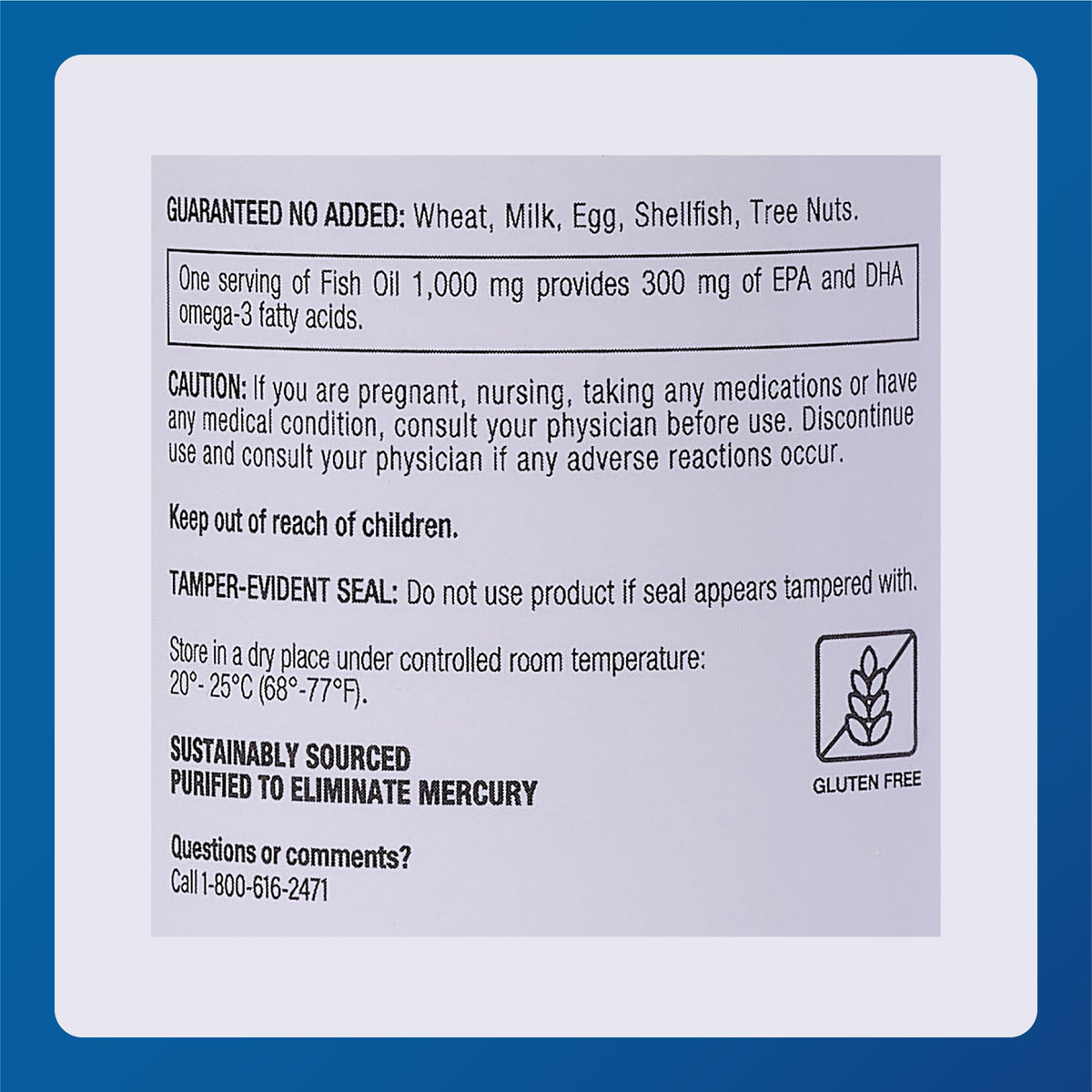 MAJOR Omega-3 Fish Oil 1000mg - 300 Softgels - image 5