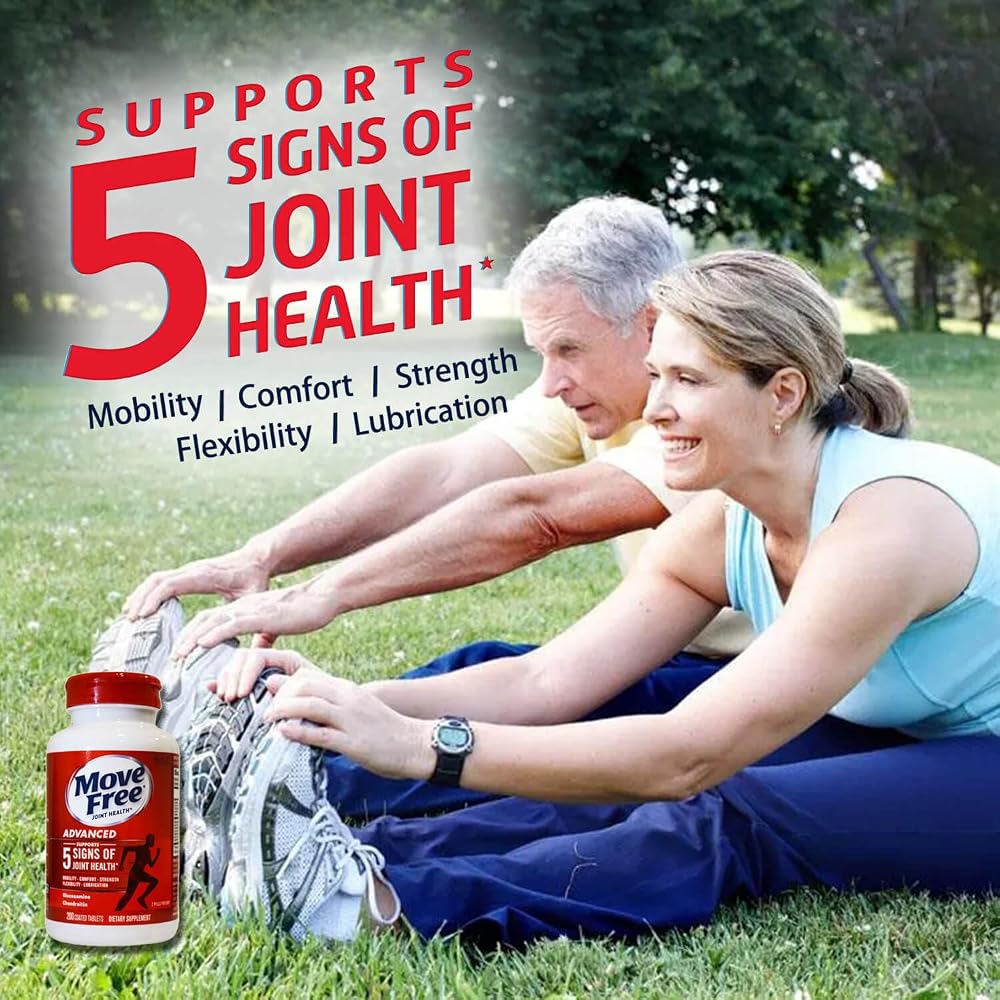 Neixuns Move Free Advanced Glucosamine Chondroitin Joint Support - 200 Tablets - image 4
