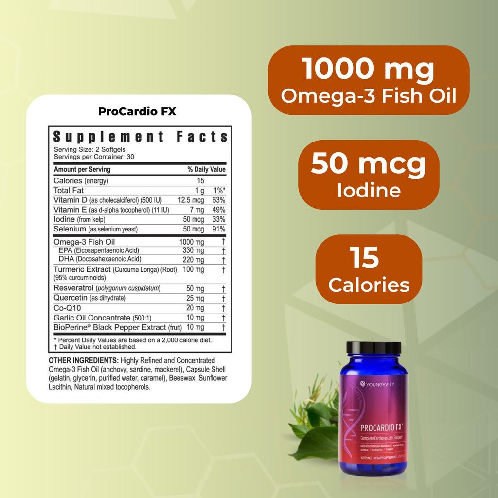Youngevity ProCardio FX - 60 Softgels - image 3