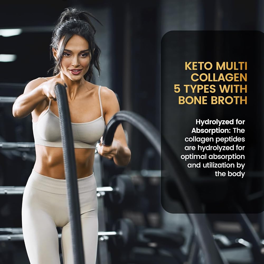 Peacock Max Keto Multi Collagen Peptides Protein Powder - 32.4 oz - image 3