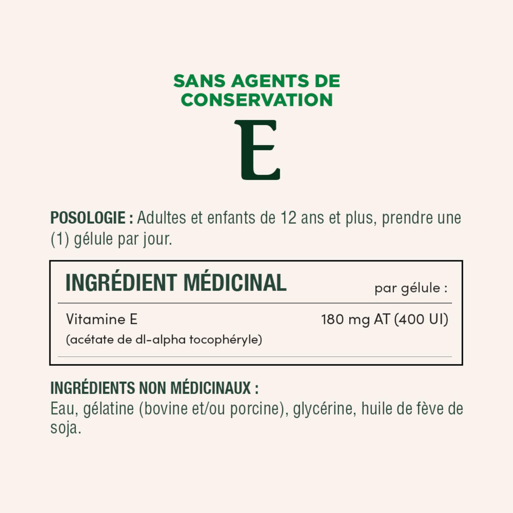 NATURE'S BOUNTY Vitamin E, 400 IU, Antioxidant, 200 Softgels, 134 g