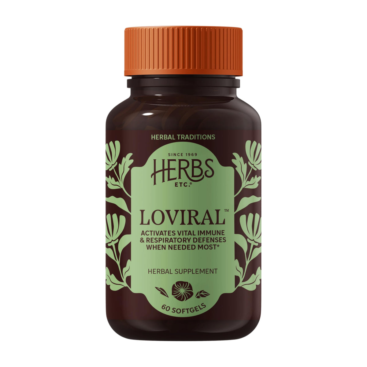 Herbs Etc. Loviral Softgels Immune & Respiratory Support - 60 Softgels