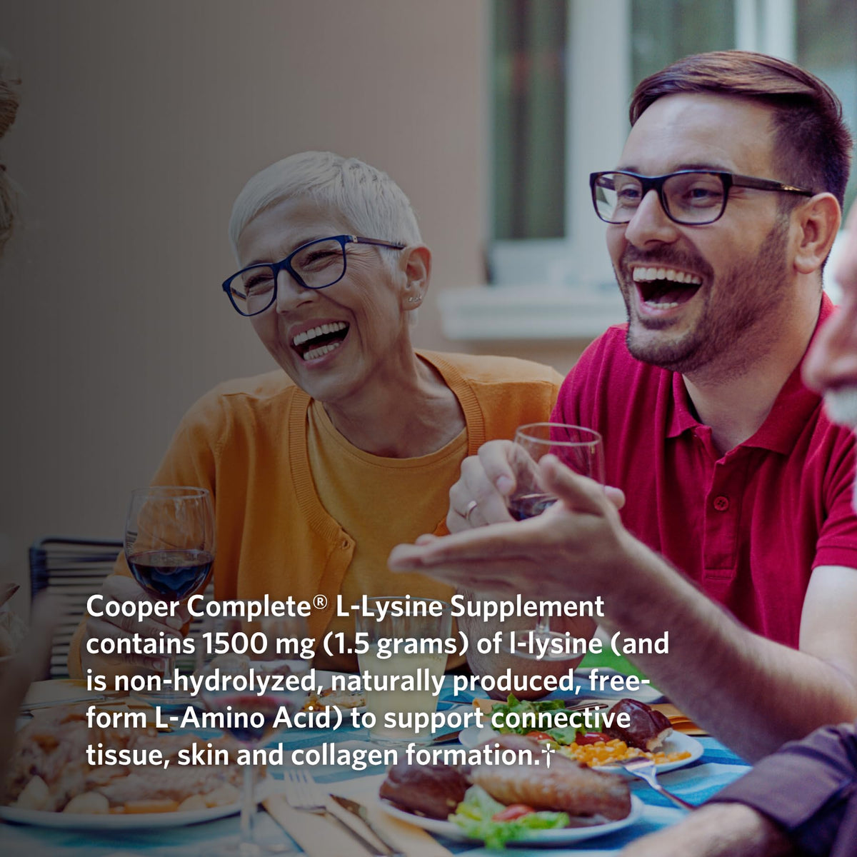 Cooper Complete L-Lysine 1000 mg Immune & Collagen Support - 100 Capsules - image 4