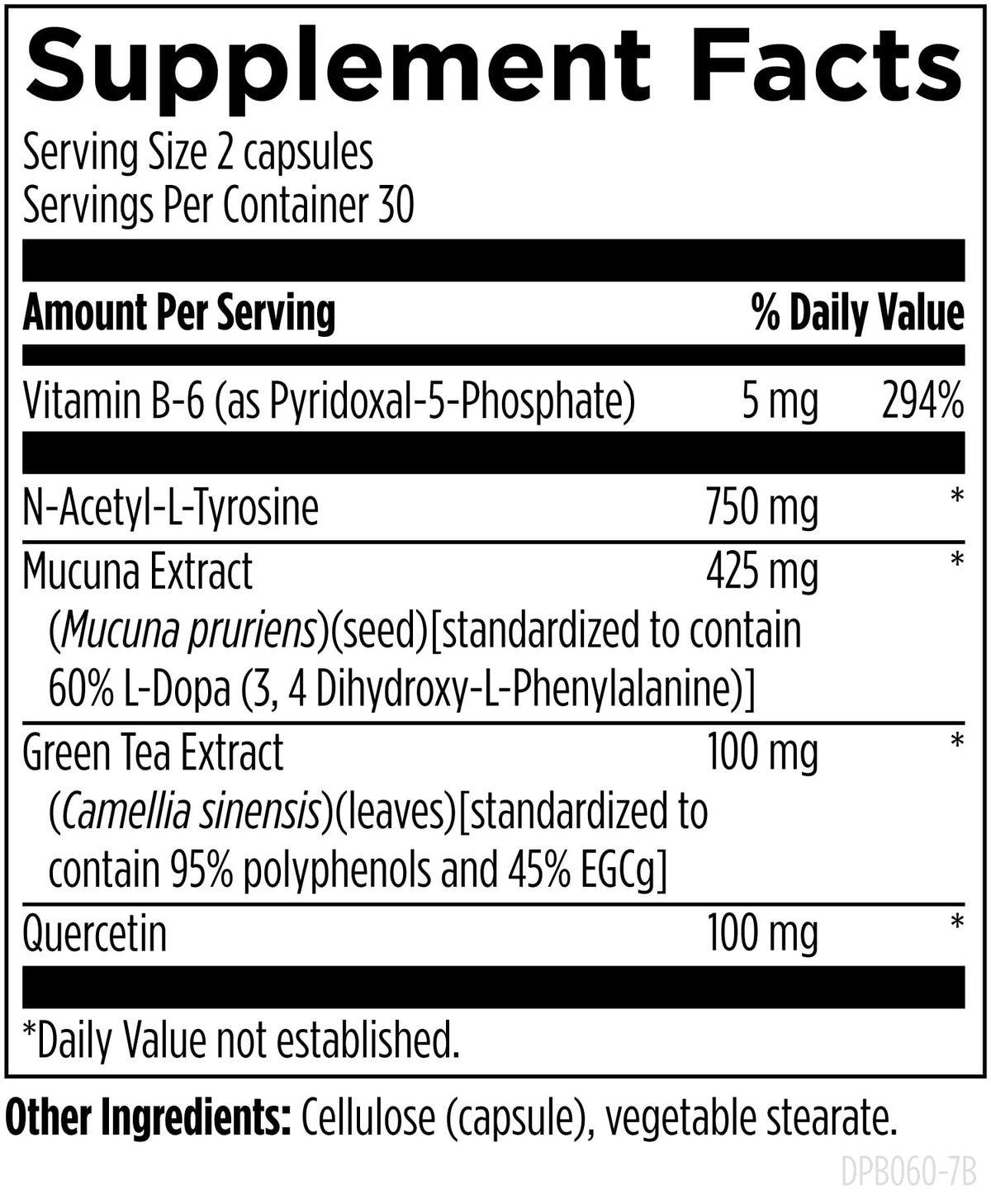 Designs for Health DopaBoost Cognitive + Mood Support - 60 Capsules - image 3
