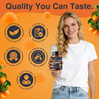ZEBORA CoQ10 200mg Gummies, Natural Orange Flavor - 90 Gummies - image 8