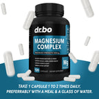 DR. BO Magnesium Complex Supplement 500mg - 120 Capsules - image 7