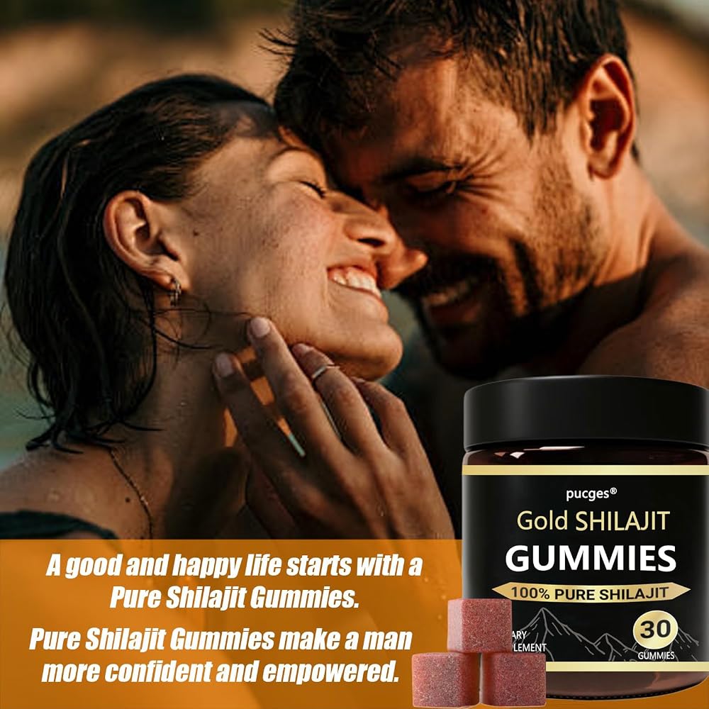 Pucges Shilajit Gummies for Men - 30 Gummies - image 7